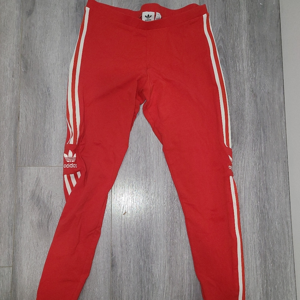 Adidas Women's Sportswear Originals Lock Up Trefoil Logo Leggings